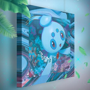 Phione • Toile Pokémon • Idée de cadeau Art