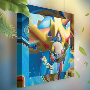 Zacian • Toile Pokémon • Idée de cadeau Art