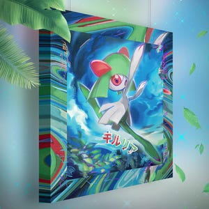 Kirlia • Toile Pokémon • Idée de cadeau Art