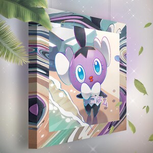 Scrutella • Toile Pokémon • Idée de cadeau Art