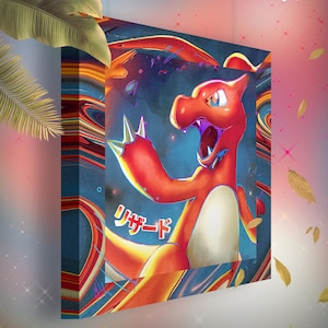 Reptincel • Toile Pokémon • Idée de cadeau Art