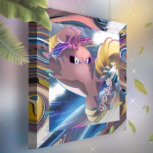 Kicklee • Toile Pokémon • Idée de cadeau Art