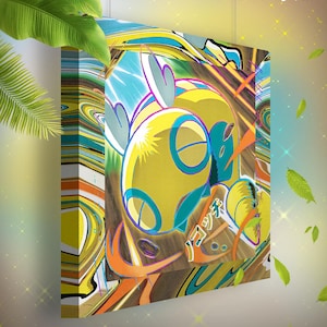 Insolourdo • Toile Pokémon • Idée de cadeau Art