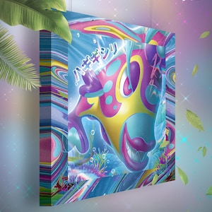 Denticrisse • Toile Pokémon • Idée de cadeau Art