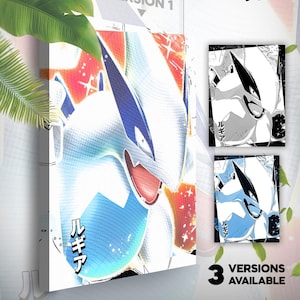Lugia • Pokémon Canvas • 3 versies beschikbaar • Geschenkidee Kunst