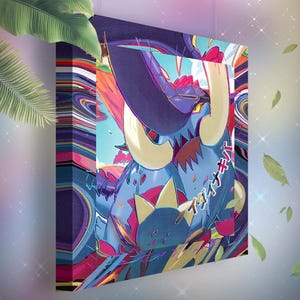 Fort-Ivoire • Toile Pokémon • Idée de cadeau Art