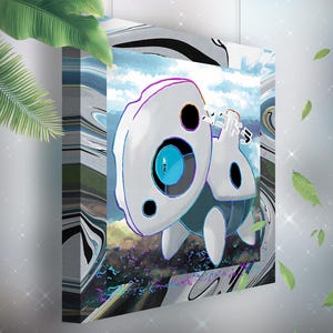 Galekid • Toile Pokémon • Idée de cadeau Art