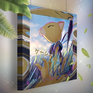 Abra • Toile Pokémon • Idée de cadeau Art