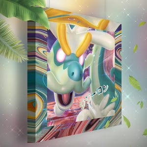 Draïeul • Toile Pokémon • Idée de cadeau Art