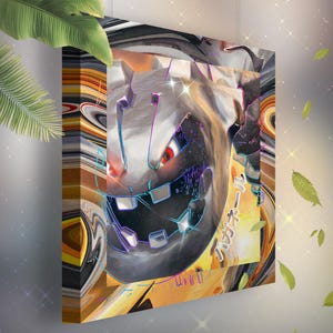 Steelix • Toile Pokémon • Idée de cadeau Art