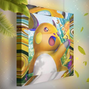 Raichu • Toile Pokémon • Idée de cadeau Art