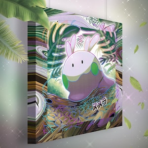 Mucuscule • Toile Pokémon • Idée de cadeau Art