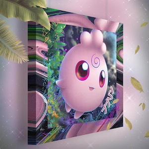 Toudoudou • Toile Pokémon • Idée de cadeau Art