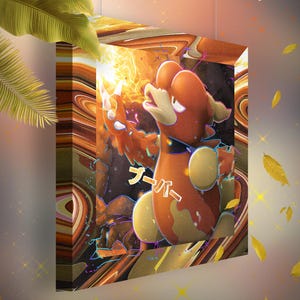 Magmar • Toile Pokémon • Idée de cadeau Art