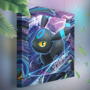 Noctali Shiny • Toile Pokémon • Idée de cadeau Art