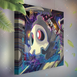 Skelénox • Toile Pokémon • Idée de cadeau Art