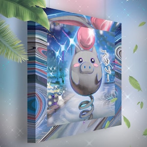 Spoink • Toile Pokémon • Idée de cadeau Art