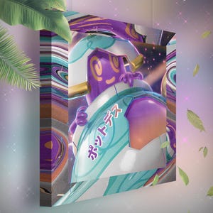 Polthégeist • Toile Pokémon • Idée de cadeau Art