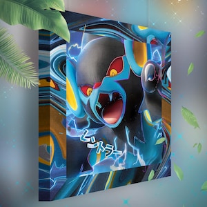 Luxray • Toile Pokémon • Idée de cadeau Art
