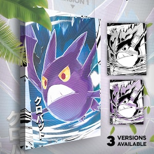 Crobat • Tela Pokémon • 3 versões disponíveis • Ideia de presente Arte