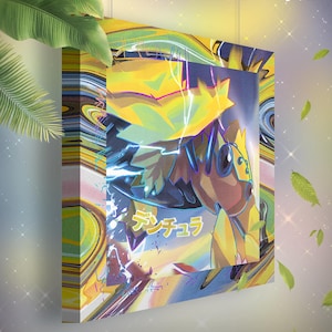 Mygavolt • Toile Pokémon • Idée de cadeau Art