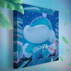 Moyade • Toile Pokémon • Idée de cadeau Art