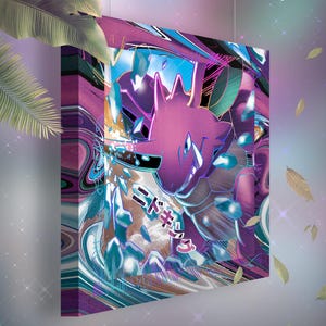 Nidoking • Toile Pokémon • Idée de cadeau Art