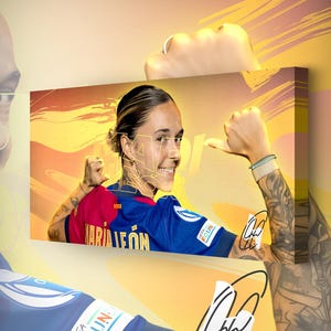 Mapi Leon • Fußball-Leinwand • Geschenkidee