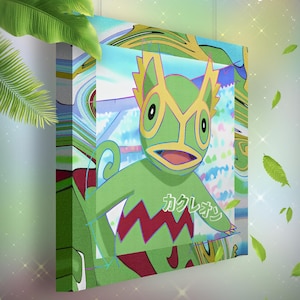 Kecleon • Toile Pokémon • Idée de cadeau Art