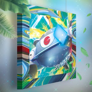 Magnézone • Toile Pokémon • Idée de cadeau Art