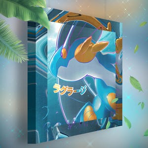 Laggron • Toile Pokémon • Idée de cadeau Art