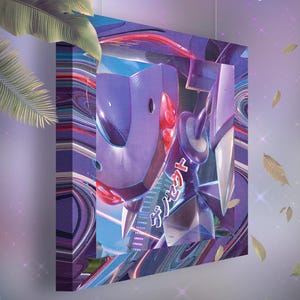 Genesect • Toile Pokémon • Idée de cadeau Art