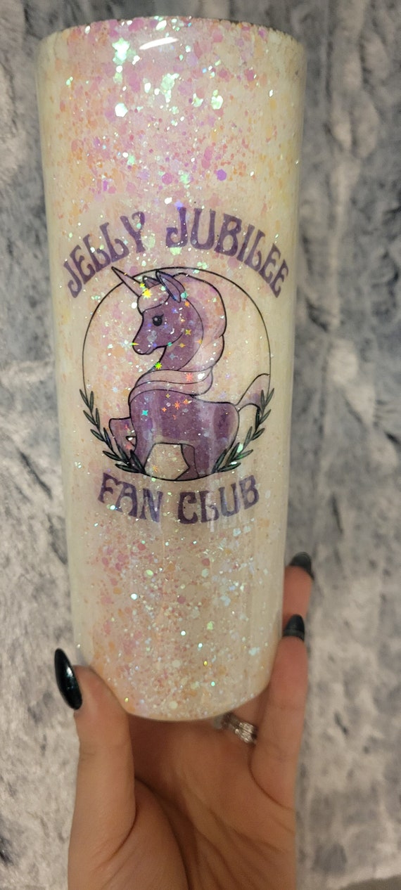 Crescent City inspired glitter tumbler 20oz