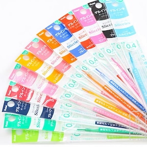 Recambio de bolígrafo de gel Pentel Sliccines de 0,4 mm, de Japón