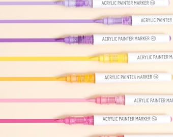 Languo 81 acrylic painter marker set