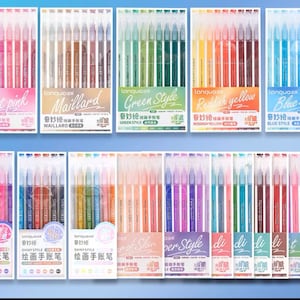 162-delige Languo-kleurgelpenset 0,5 mm 207-delige nieuwe set