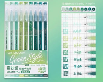 グリーンスタイル ラングオ 9色ジェルペンセット 0.5mm - Etsy 日本