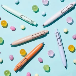 uni ball one P black ink gel pen 0.38 and 0.5mm, set of 2 planner, scrapbook