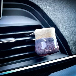 Car Diffuser | Air Conditioner Vent Mounted "Little Pot" Car Diffuser | Car Freshener | One of a Kind Pottery Gift