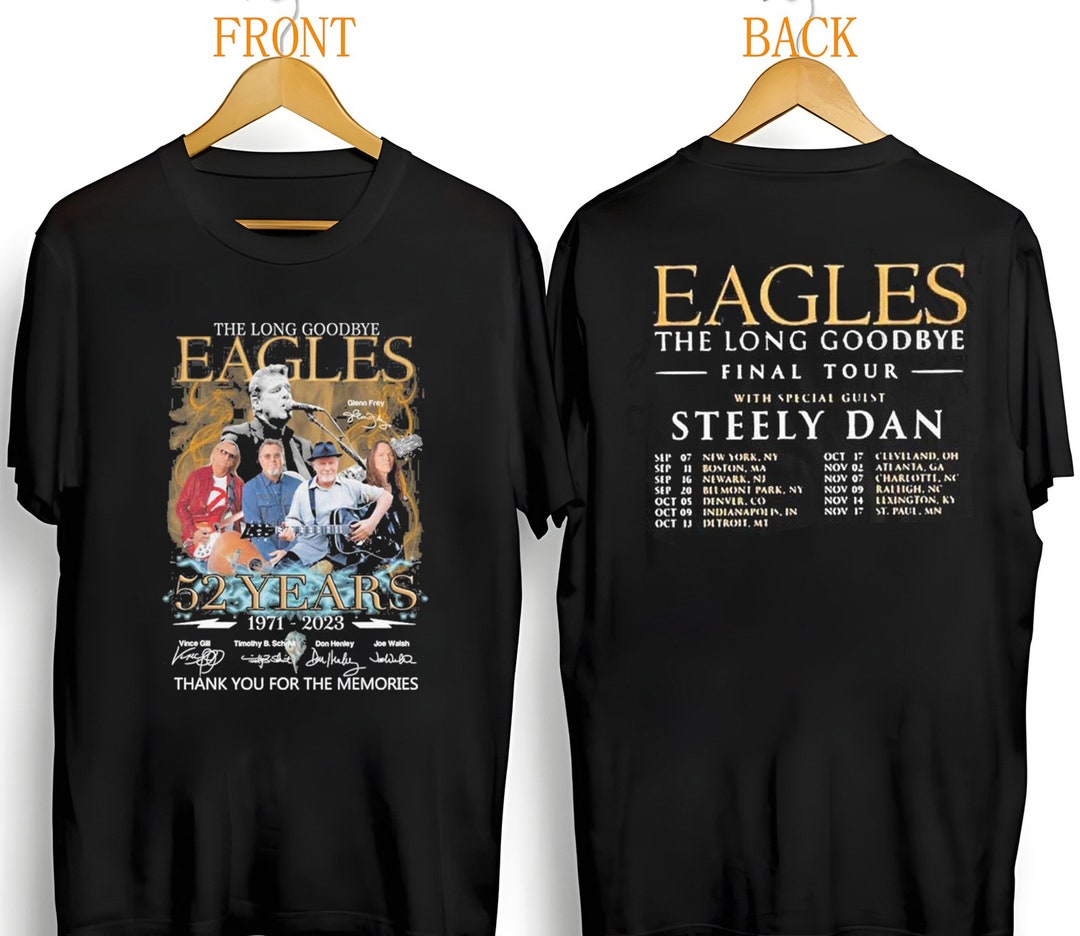 Eagles Band Tour 2023 2 Sides Comfort Color Shirteagles the Etsy
