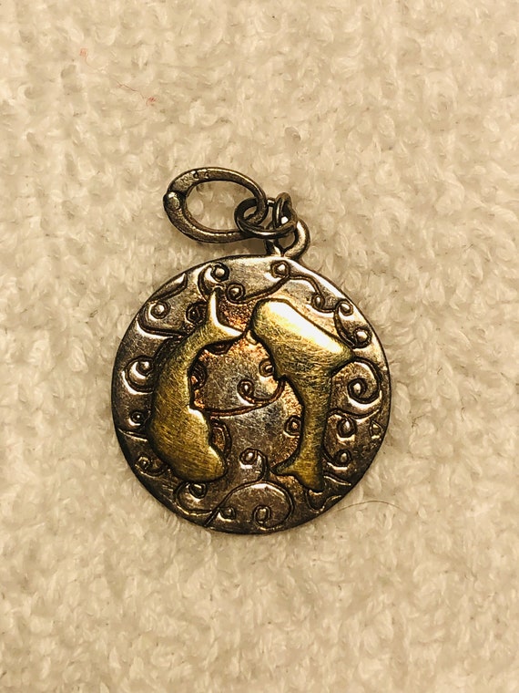 Pisces Two-tone Pendant