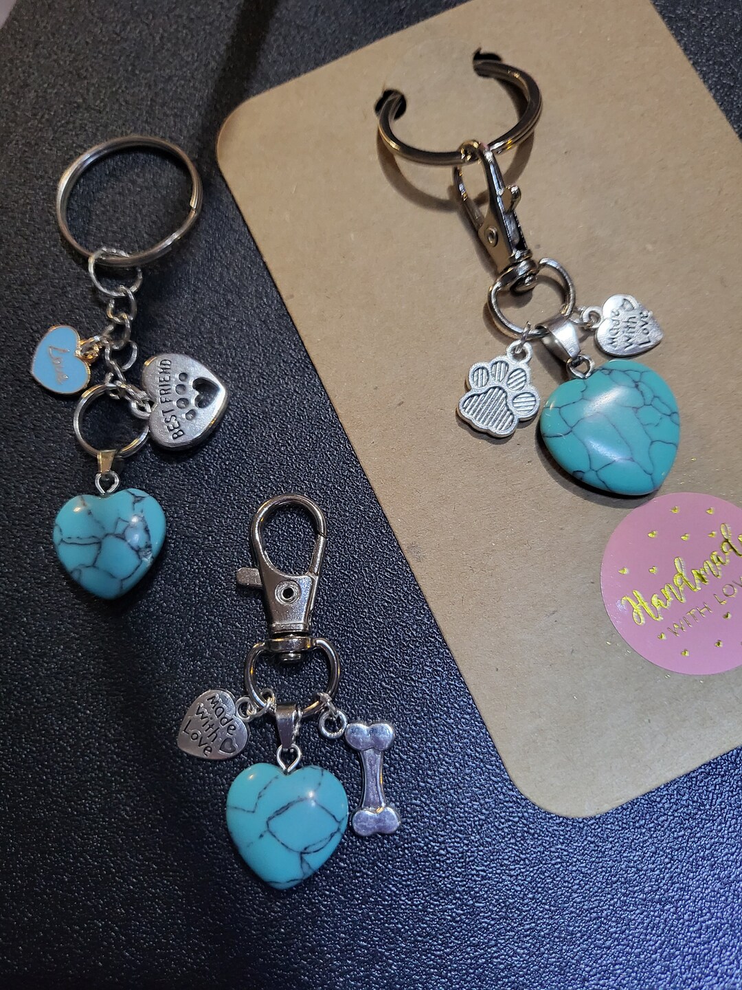 Howlite Pet Collar Charms Perfect for Dogs or Cats Etsy UK