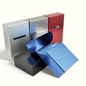 Portasigarette personalizzato, regalo per fumatori, scatola per sigarette personalizzata, sigaro, portasigarette in metallo, regalo per lui
