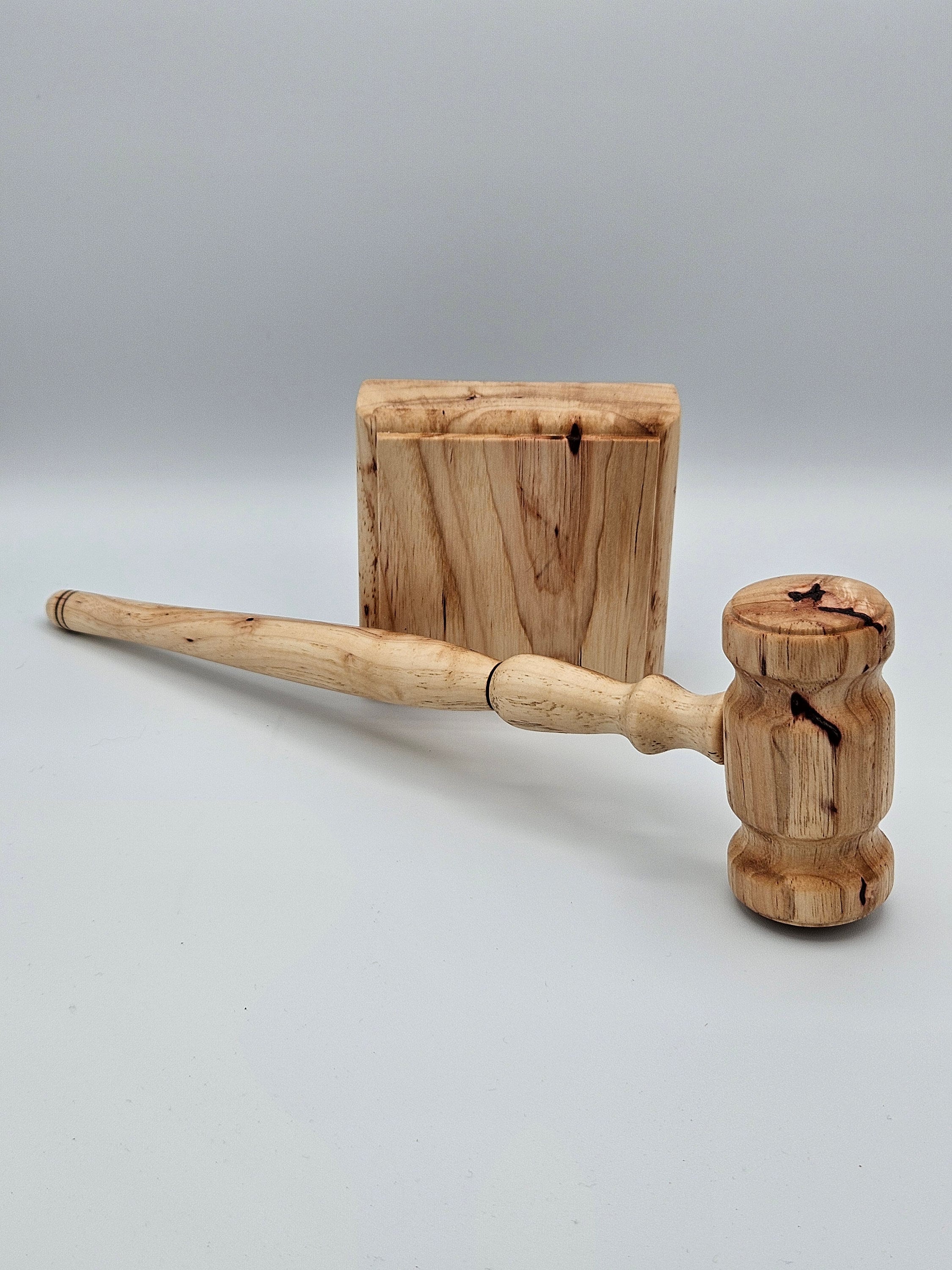 Handmade Custom Wood Gavel and Square Sounding Block Etsy