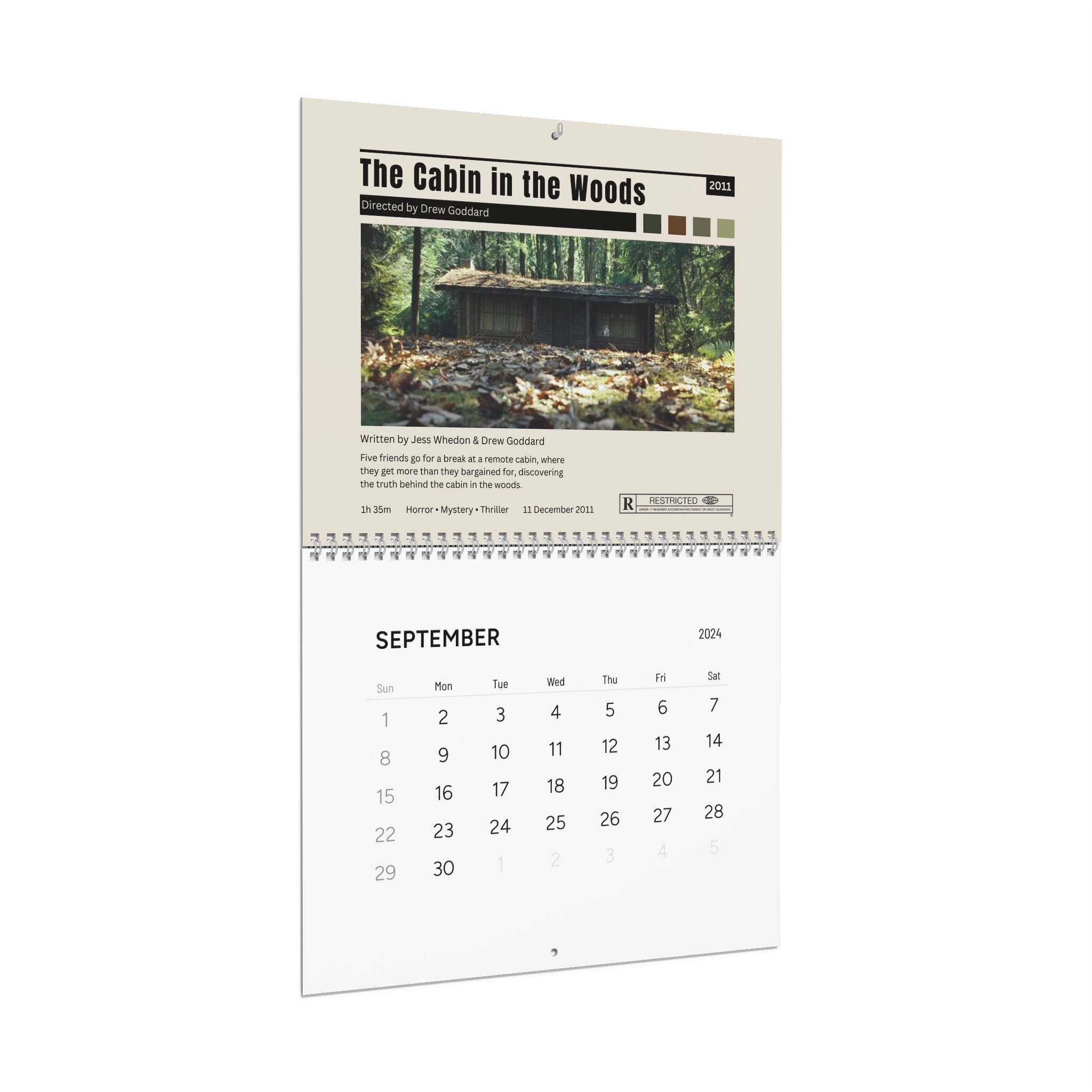 2024 in Horror Wall Calendar (2024) sold by Pectoral Marlo | SKU