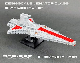 Simplethinker's LEGO Desk-Scale Venator-Class Star Destroyer - Instructions and Parts List