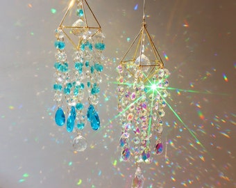 Sparkling Light Suncatcher Crystal Suncatcher Crystal Prism RainbowMaker Magical Room Decor Boho Decor Home Decor Wind Chimes dreamcatcher