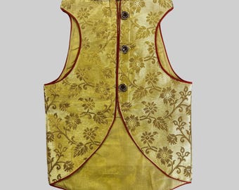 Golden Sun Sherwani for pet, Indian dog outfit, Indian pet sherwani, pet wedding outfit, dog sherwani, Embroidered dog Sherwani, Dog Wear