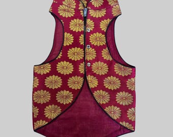 Cherry Blossom Sherwani for pet, Indian dog outfit, Indian pet sherwani, pet wedding outfit, Embroidered dog Sherwani, Dog Wear