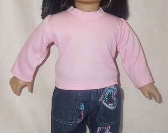 playeras manga larga de muñeca de 18 pulgadas